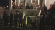 Porch Caroling with some little helpers